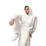 Men's Casual Street Sports Long Sleeve Pocket Hoodie Loose Sweatpants Set  20698446K