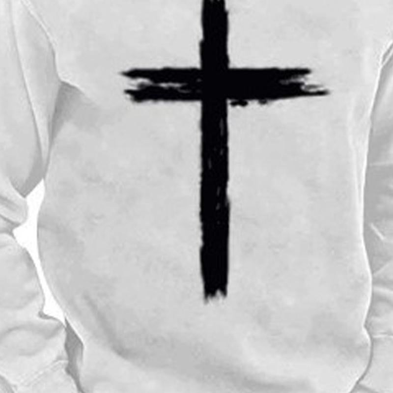 Men's Printed Round Neck Long Sleeve Sweatshirt 77252502X