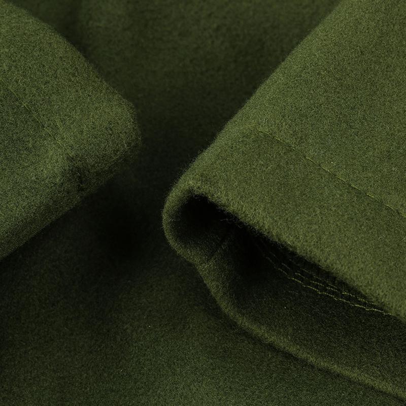 Men's Solid Color Double Breasted Trench Coat 18880985X