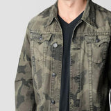 Men's Camouflage Denim Jacket 19234972U