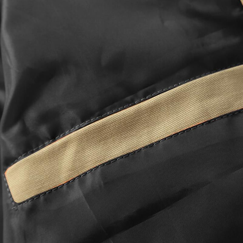 Men's Vintage Double Face Distressed Cropped Jacket 12754532U