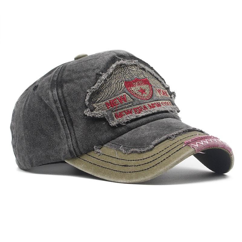 Men's Embroidery Washed Old Hat 70111280TO