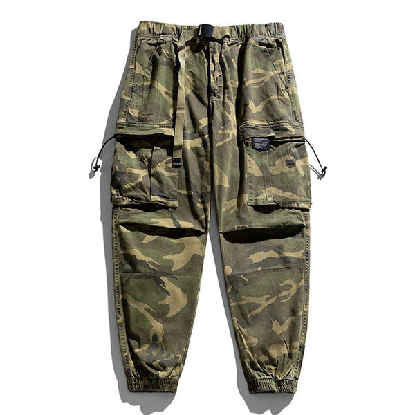 Men's Casual Outdoor Multi-Pocket Loose Cargo Pants 65631159M