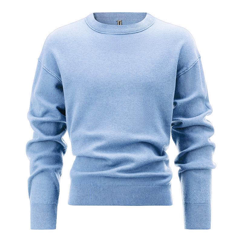 Men's Crew Neck Long Sleeve Pullover Sweater 10511648X