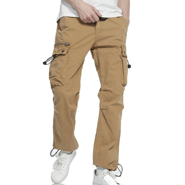 Men's Casual Multi-Pocket Cargo Pants 51878871Y