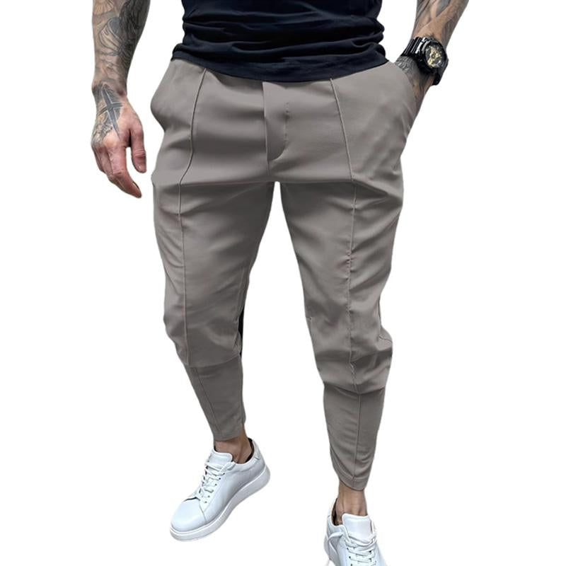 Men's Solid Color Casual Outdoor Cargo Pants 46307489X