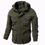 Men's Casual Zip-up Hooded Jacket 68621754U