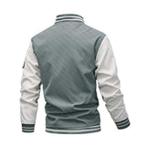 Men's Classic Casual Splicing Baseball Zipper Jacket 62004788K