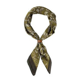 Men's Vintage Cashew Flower Square Scarf (Leather Buckle Included) 09881667Y