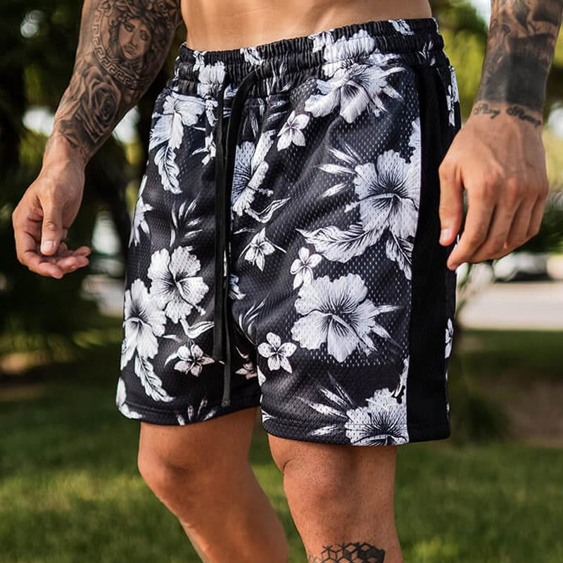 Men's Casual Printed Quick Dry Beach Shorts 85435313Y