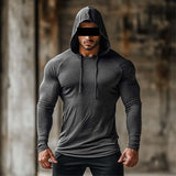 Men's Classic Casual Slim Fit Hooded Long Sleeve T-Shirt 82836949K