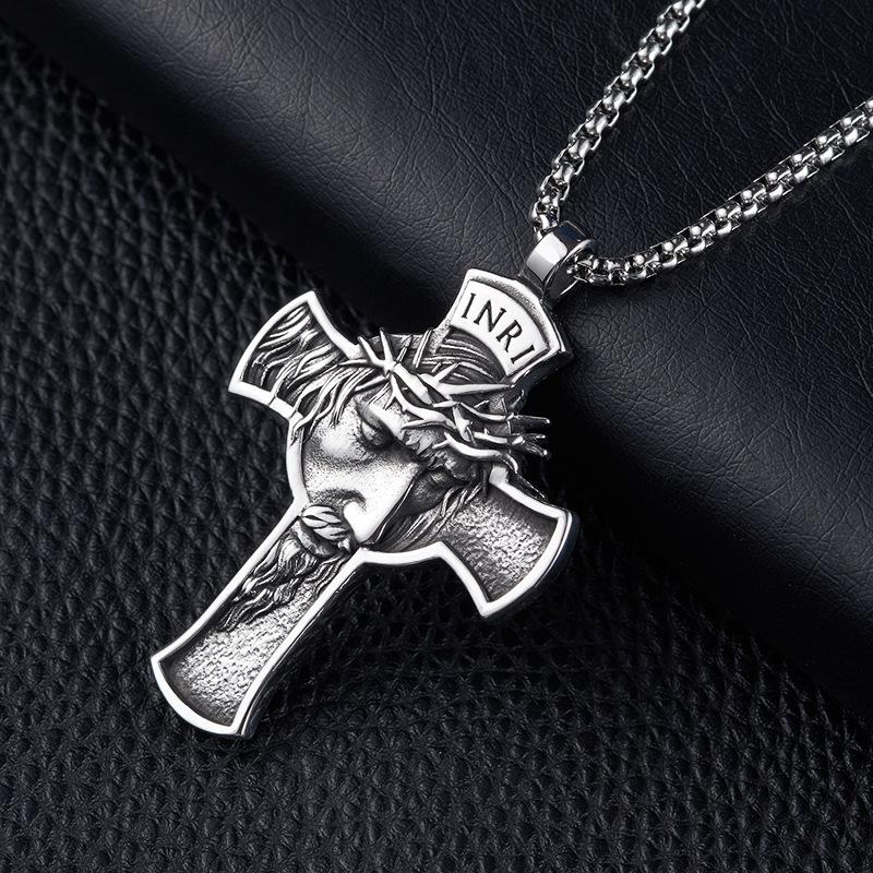 Collier Vintage Casual Cross Faith 67614723TO