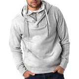 Men's Light Grey Half Zip Hoodie 02943364U