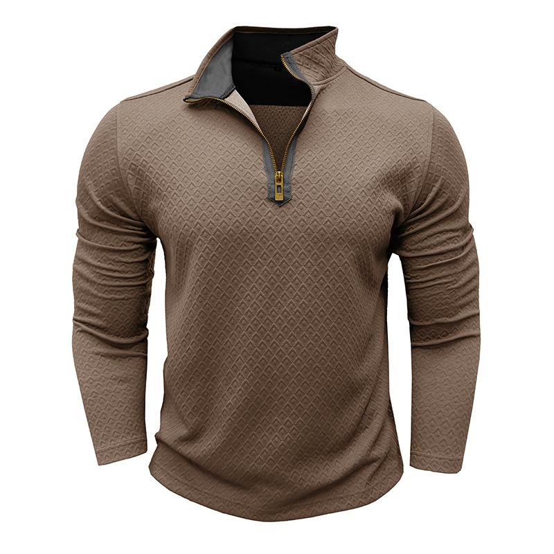 Men's Casual Zip-up Stand Collar Sweatshirt 91362105X