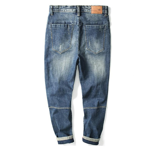 Men's Casual Stretch Patchwork Jeans 11821170Y