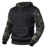 Men's Colorblock Camouflage Hoodie 17316804U