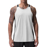 Men's Mesh Stitching Breathable Outdoor Sports Tank Top 33224864X