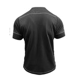 Men's Color Block Round Neck Short Sleeve T-Shirt 67562343X