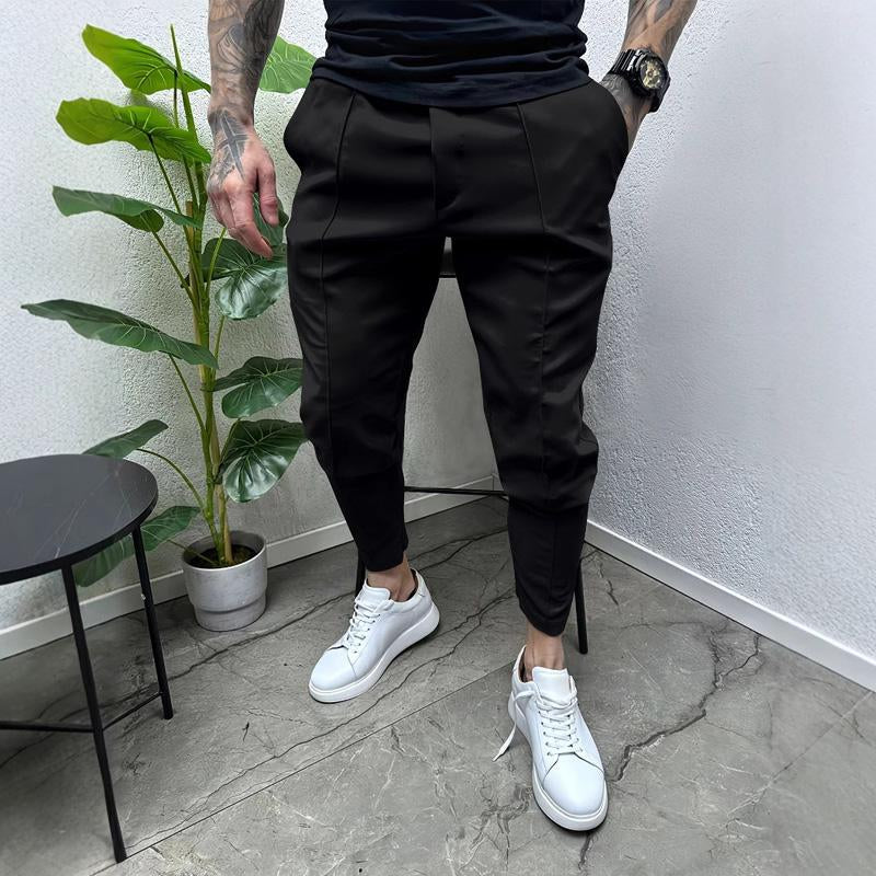 Men's Solid Color Casual Outdoor Cargo Pants 46307489X