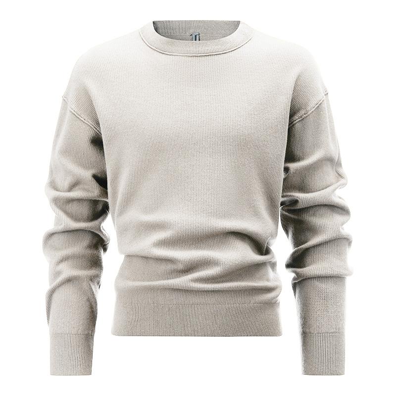 Men's Crew Neck Long Sleeve Pullover Sweater 10511648X