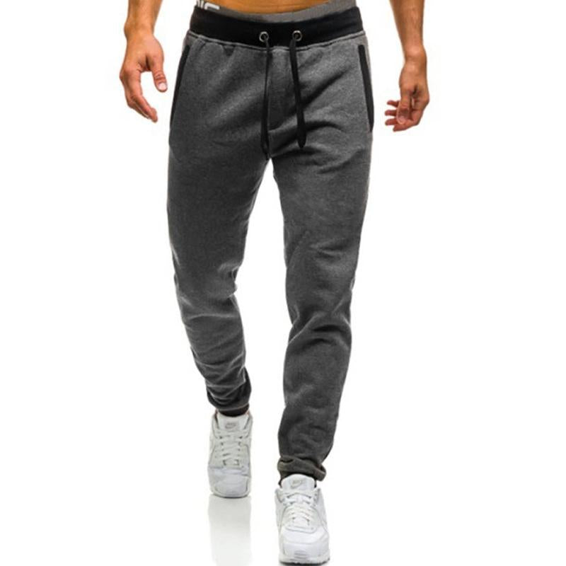 Men's Loose Stretch Solid Color Sports Trousers 45449115X