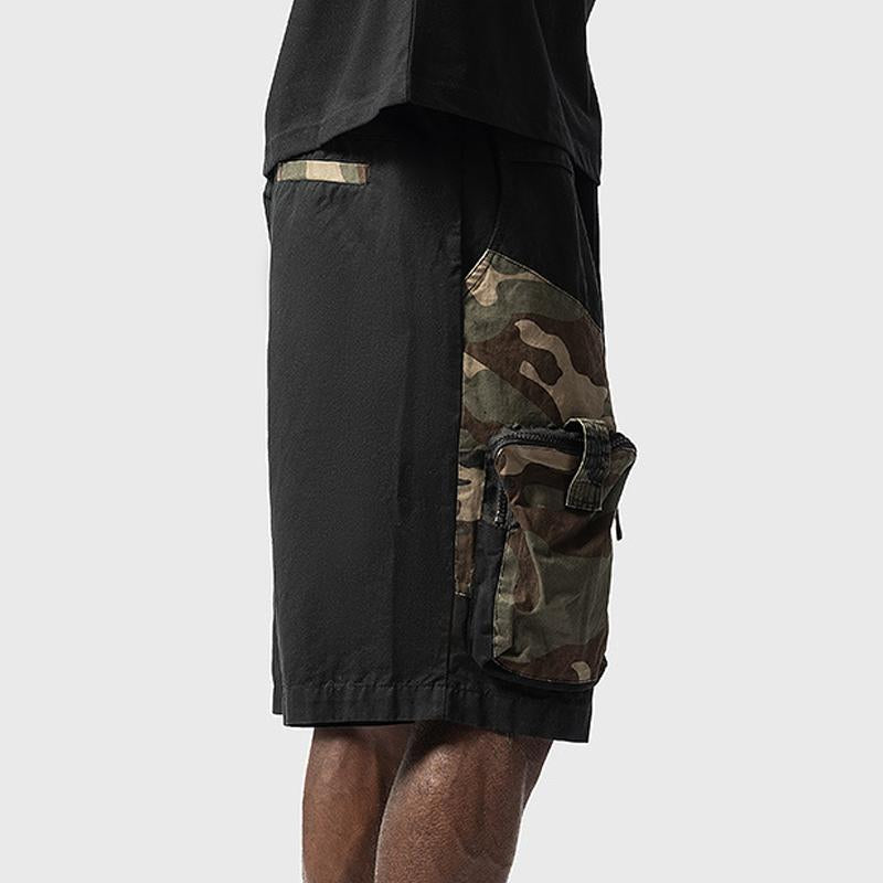 Men's Multi-Pocket Camo Cargo Shorts 36203222Y