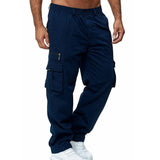 Men's Multi-Pocket Loose Straight Cargo Pant 01786725U