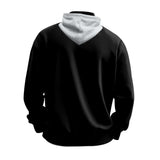 Men's Solid Color Plush Warm Zipper Hooded Sweatshirt 71069586Y