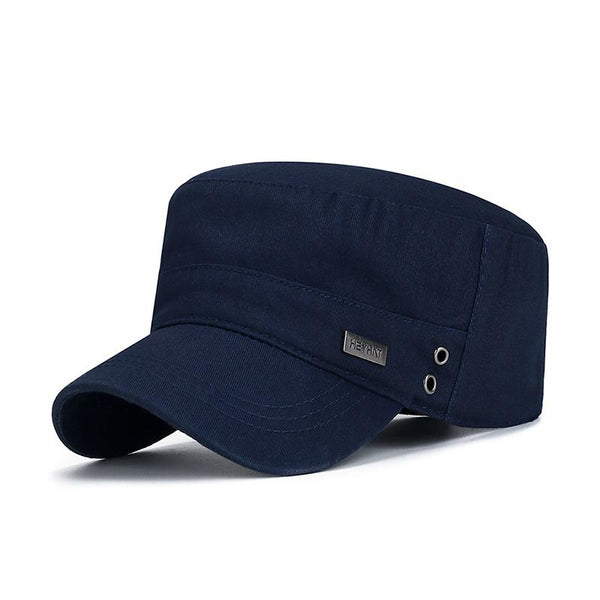 Men's Casual Outdoor Cotton Breathable Adjustable Peaked Cap 76025140M