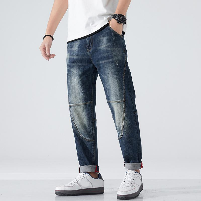 Men's Casual Stretch Patchwork Jeans 11821170Y