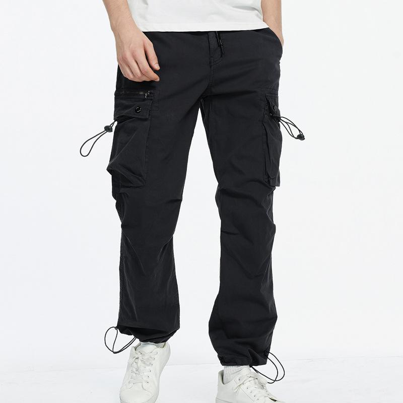 Men's Casual Multi-Pocket Cargo Pants 51878871Y