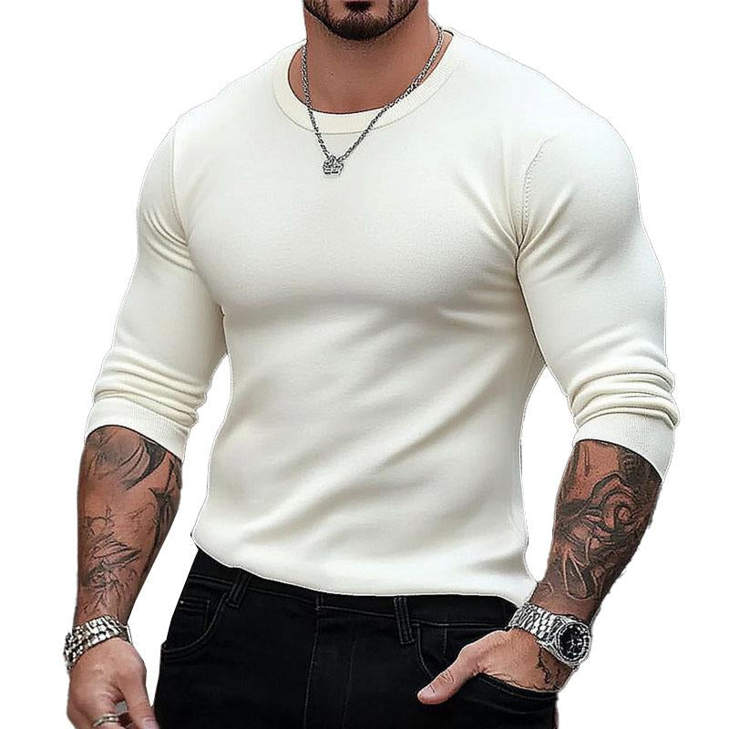 Men's Casual Crew Neck Knitted Sweater 53097402X