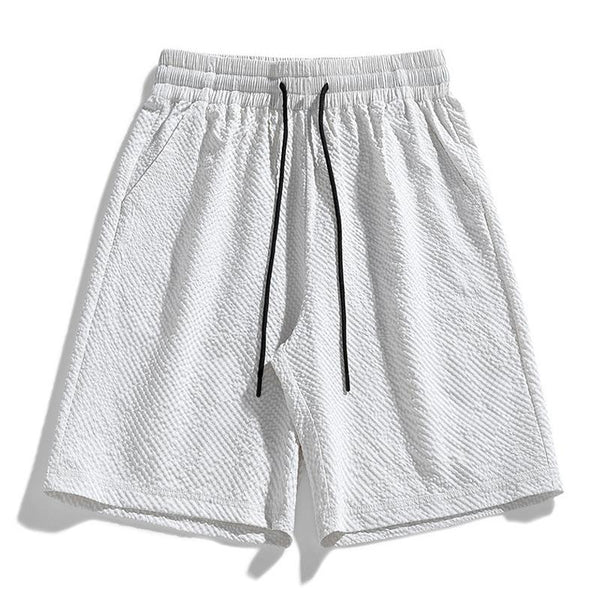 Men's Casual Quick-drying Elastic Waist Loose Shorts 03929956M