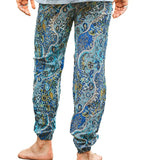 Men's Casual Resort Cashew Flower Print Trousers 38659348X