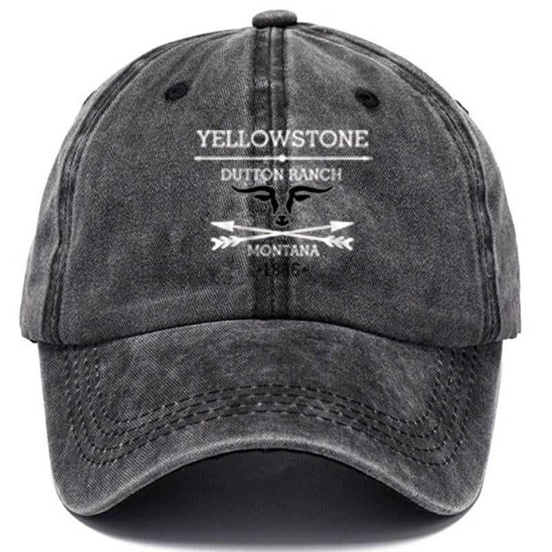 Menns Casual Distressed Western Dad Cap 40496667K