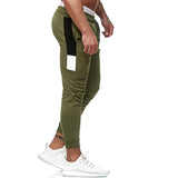 Men's Color Block Elastic Waist Casual Sports Pants 69745551Z