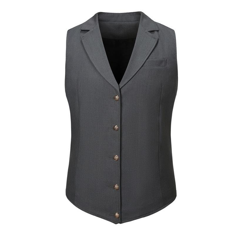 Men's Casual Solid Color Lapel Single Breasted Suit Vest 79179970M