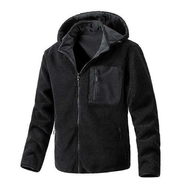 Men's Reversible Polar Fleece Hooded Jacket 01525980F