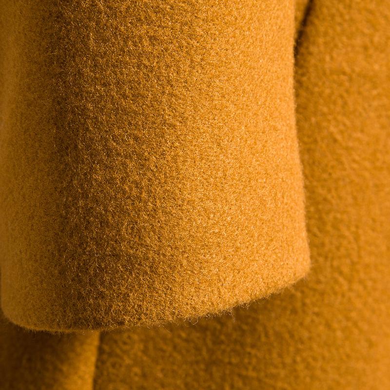 Men's Single-breasted Solid Color Slim Coat 80157598X