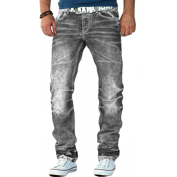 Men's Vintage Washed Distressed Jeans 59773288Y
