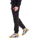 Men's Solid Color Plush Loose Elastic Waist Sports Casual Sweatpants 56549504Z