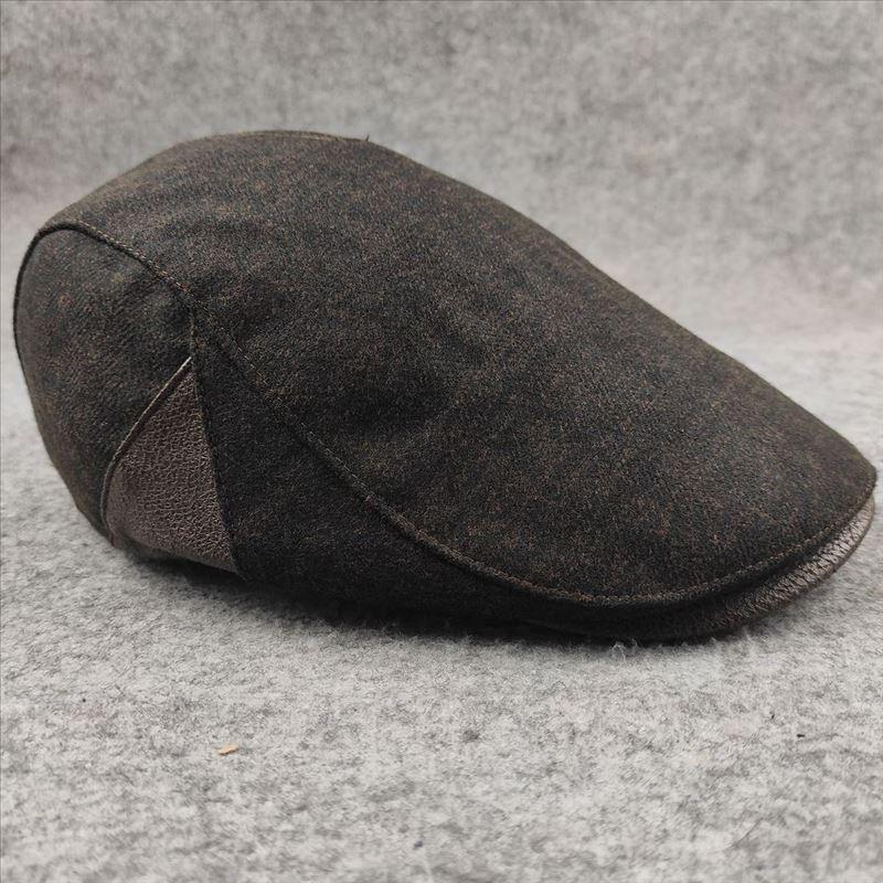 Men's Retro Autumn and Winter Warm Beret 25636840U