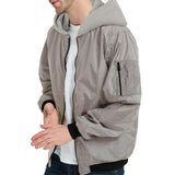 Men's Waterproof Loose Hooded Baseball Coat 19034945U