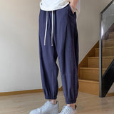 Men's Casual Solid Color Drawstring Pants 90826966Y