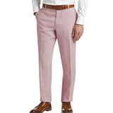 Men's Linen Classic Solid Pants 53683463X