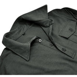 Men's Classic Casual Solid Color Long-sleeved Polo Shirt 93437706K