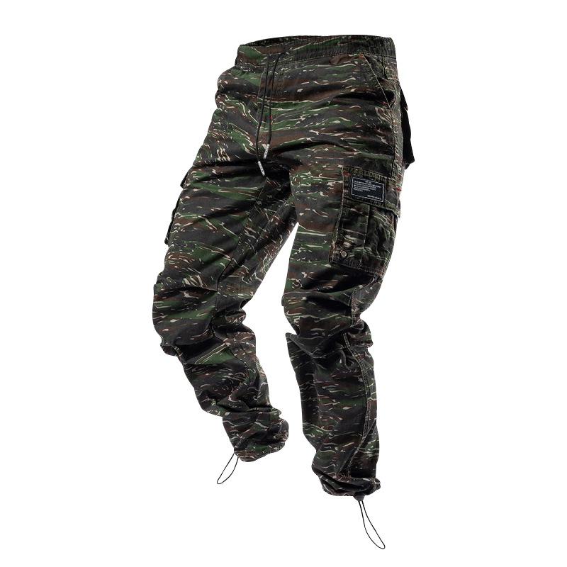 Men's Fashionable Loose Camouflage Multi-Pocket Cargo Pants 52431592Z