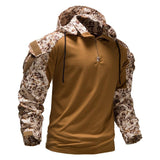 Men's Outdoor Wear-resistant Sports Camouflage Hooded Sweatshirt Jacket 70358150F