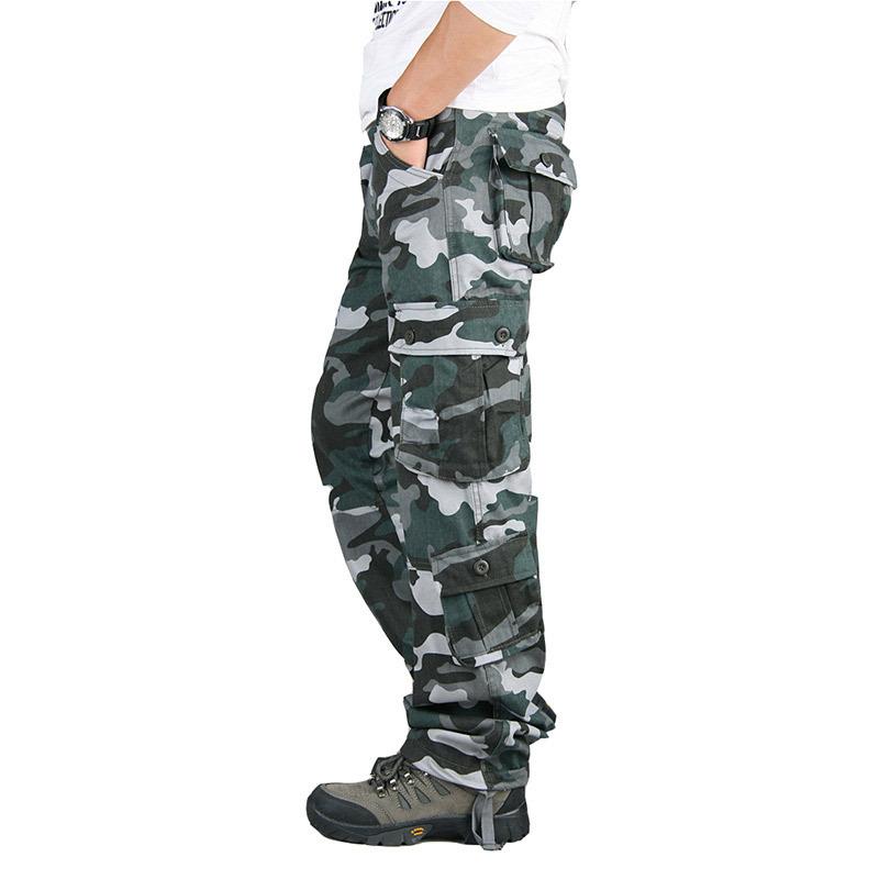 Men's Camouflage Cargo Pants 92568503TO