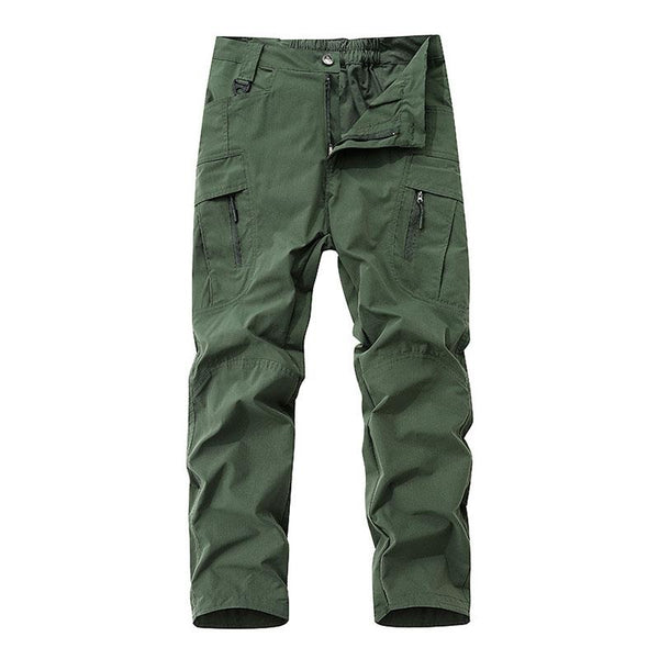Men's Casual Solid Color Multi-Pocket Straight Leg Cargo Pants 52589962M